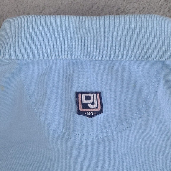 Vintage Def Jam University Polo Shirt Mens Large Blue Rap‎ Hip Hop Short Sleeve - Picture 12 of 16